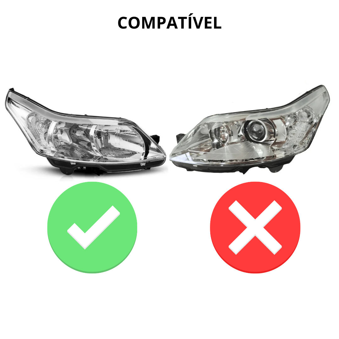 Tampa de veda&ccedil;&atilde;o do farol Citro&euml;n C4 2008 a 2014 original
